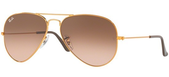 OCCHIALE DA SOLE RAY-BAN 3025 Colore 9001A5 COPPER 58 RAME BROWN LENSES GRADIENT
