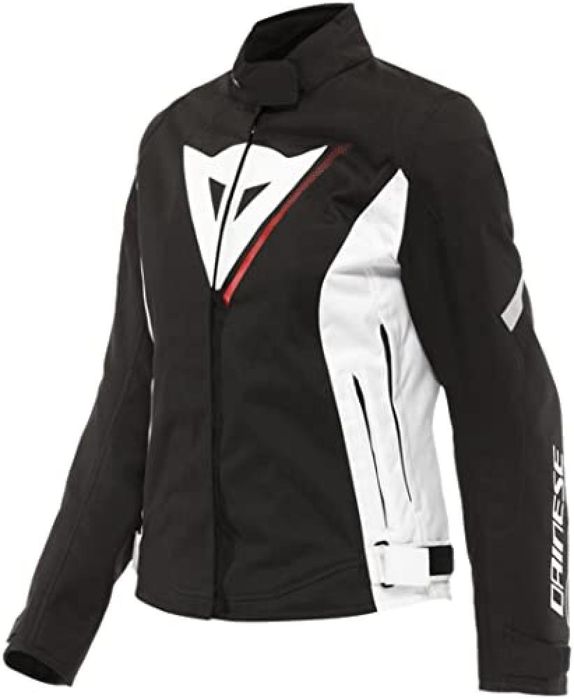 (TG. 42) DAINESE Veloce Lady D-Dry Jacket, Giacca Moto 4 Stagioni, Donna, Nero/B
