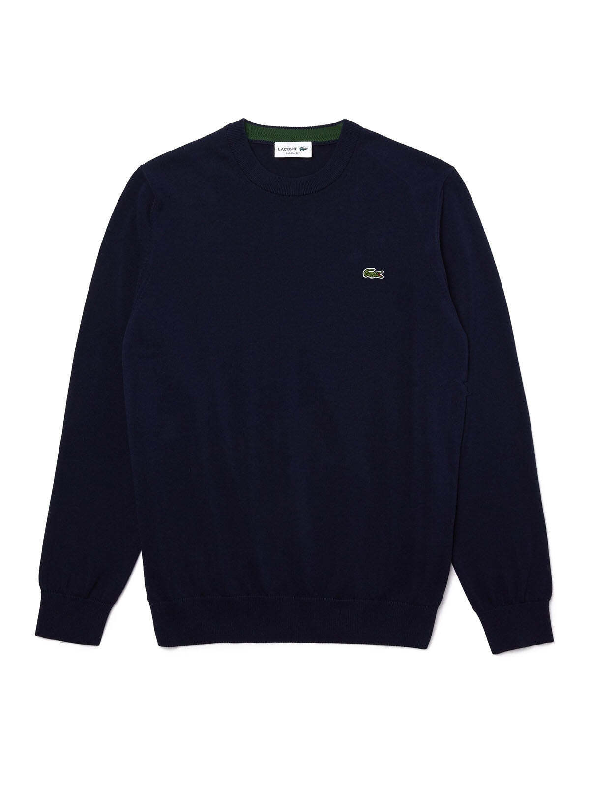 Maglioni Uomo Lacoste - Pullover Con Collo Rotondo In Cotone Biologico - Blu