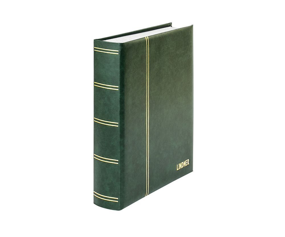 Lindner 1162S-G Incl Luxus 230 X 305 MM 60 Pagine Bianche, Verde