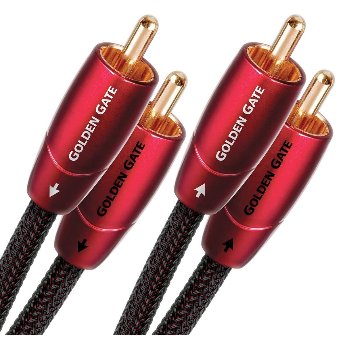 Audioquest - Cavo stereo Golden Gate con 4 connettori RCA 1 METRO