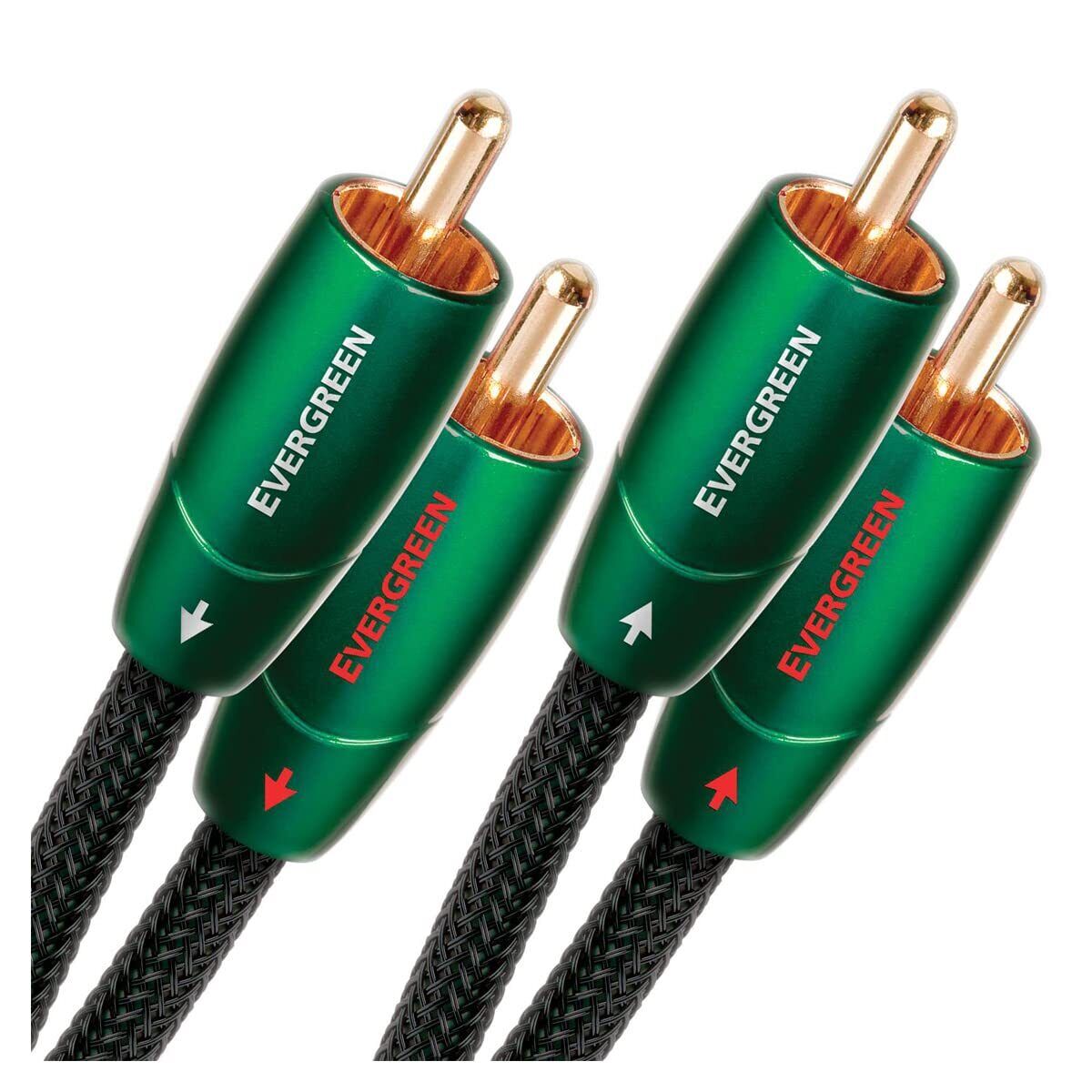 Audioquest - Cavo Stereo Evergreen con 4 Connettori RCA