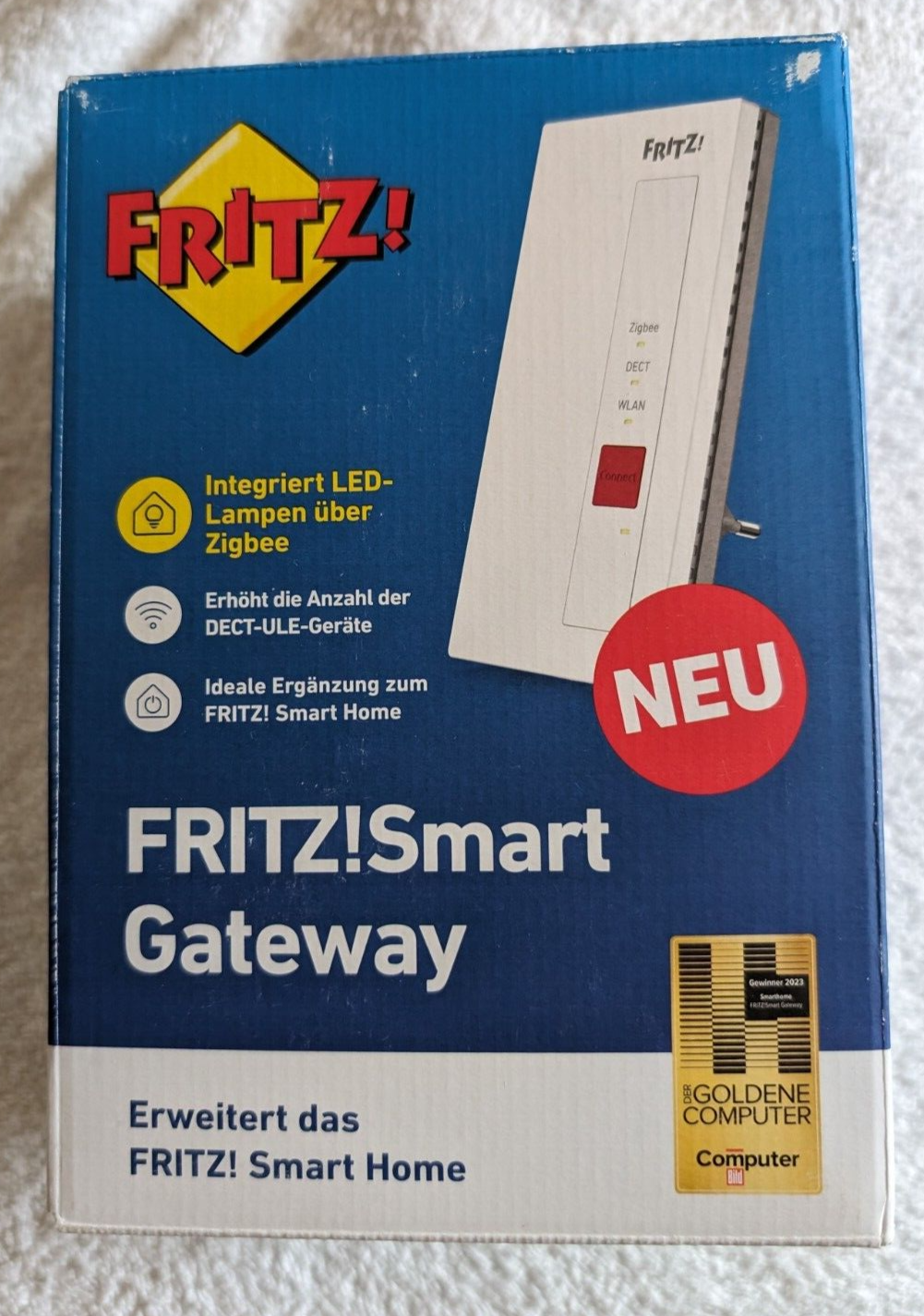 AVM FRITZ!Smart Gateway,  ZigBee, DECT ULE, Wi-Fi Gateway Smart Home