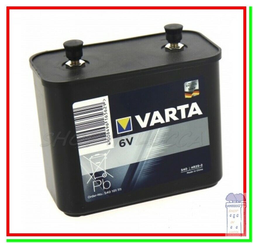 BATTERIA PILA VARTA 540 4R25-2 6V 6Volt 19000mAh SCADE 06-2026 work light