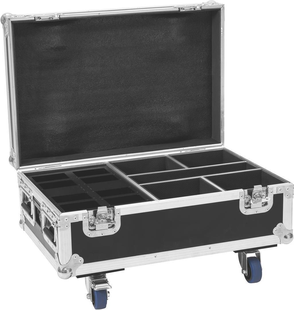 ROADINGER Flightcase 4x AKKU IP UP-4 Plus HCL Spot WDMX mit Ladefunktion (310051