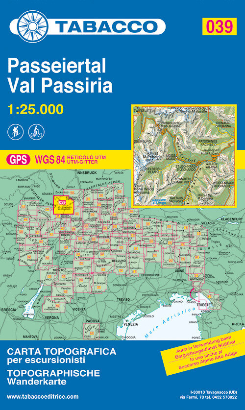 VAL PASSIRIA 1: 25.000 AA.VV.