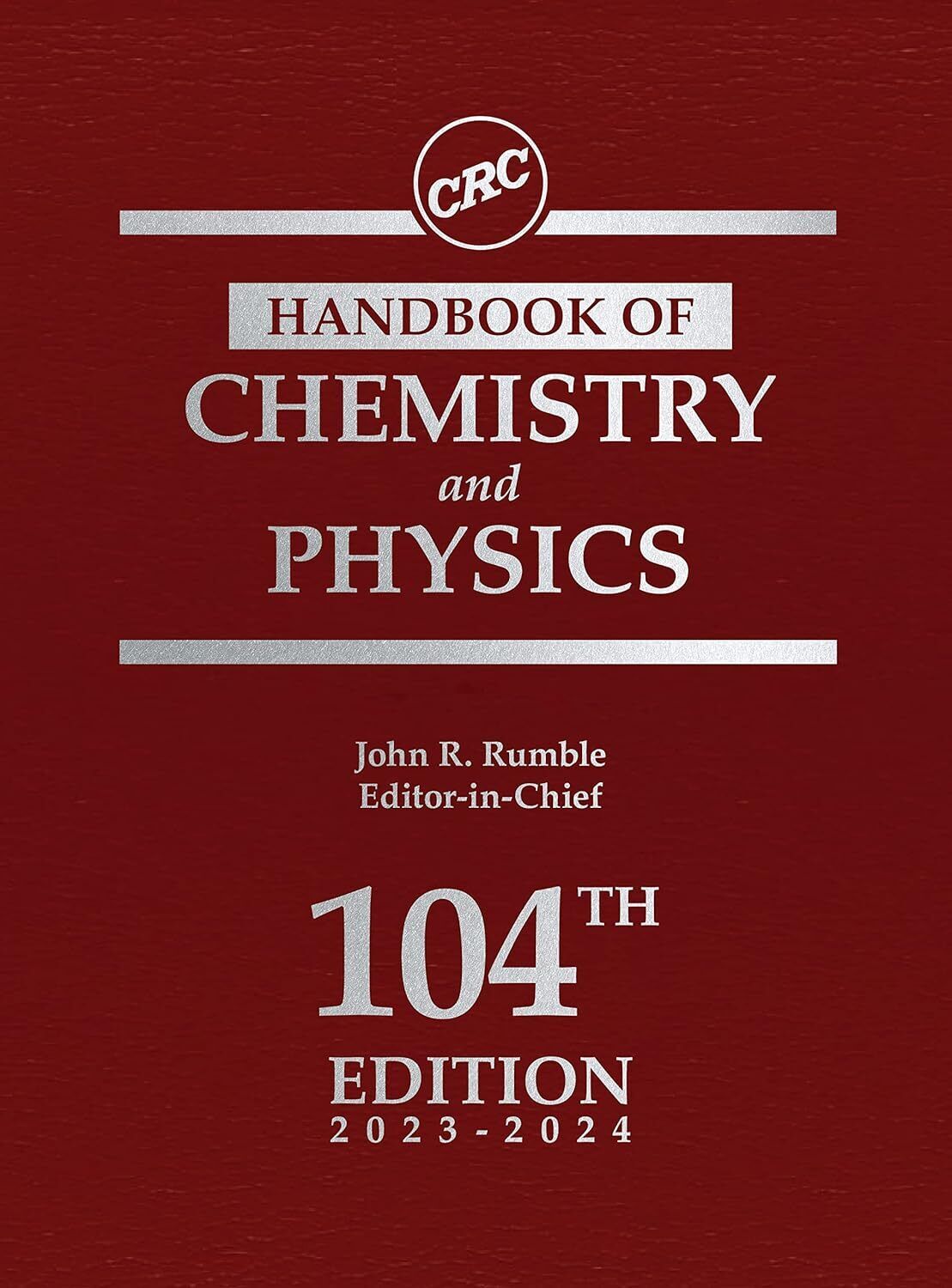 9781032425207 CRC Handbook of Chemistry and Physics - John Rumble