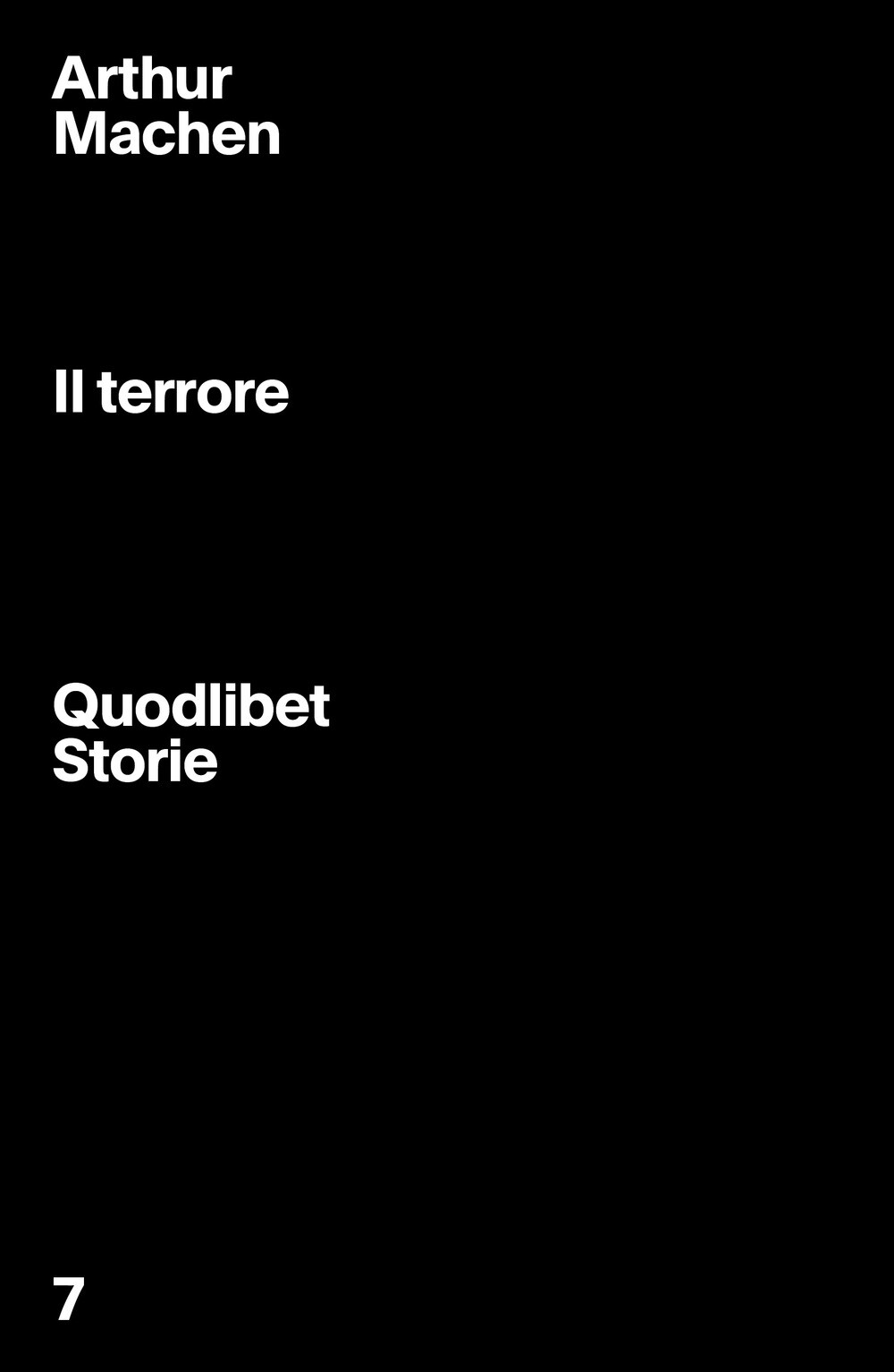 Libri Arthur Machen - Il Terrore