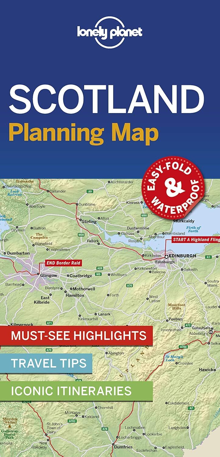 9781788686051 Lonely Planet Scotland Planning Map [Lingua Inglese] - Lonely Plan