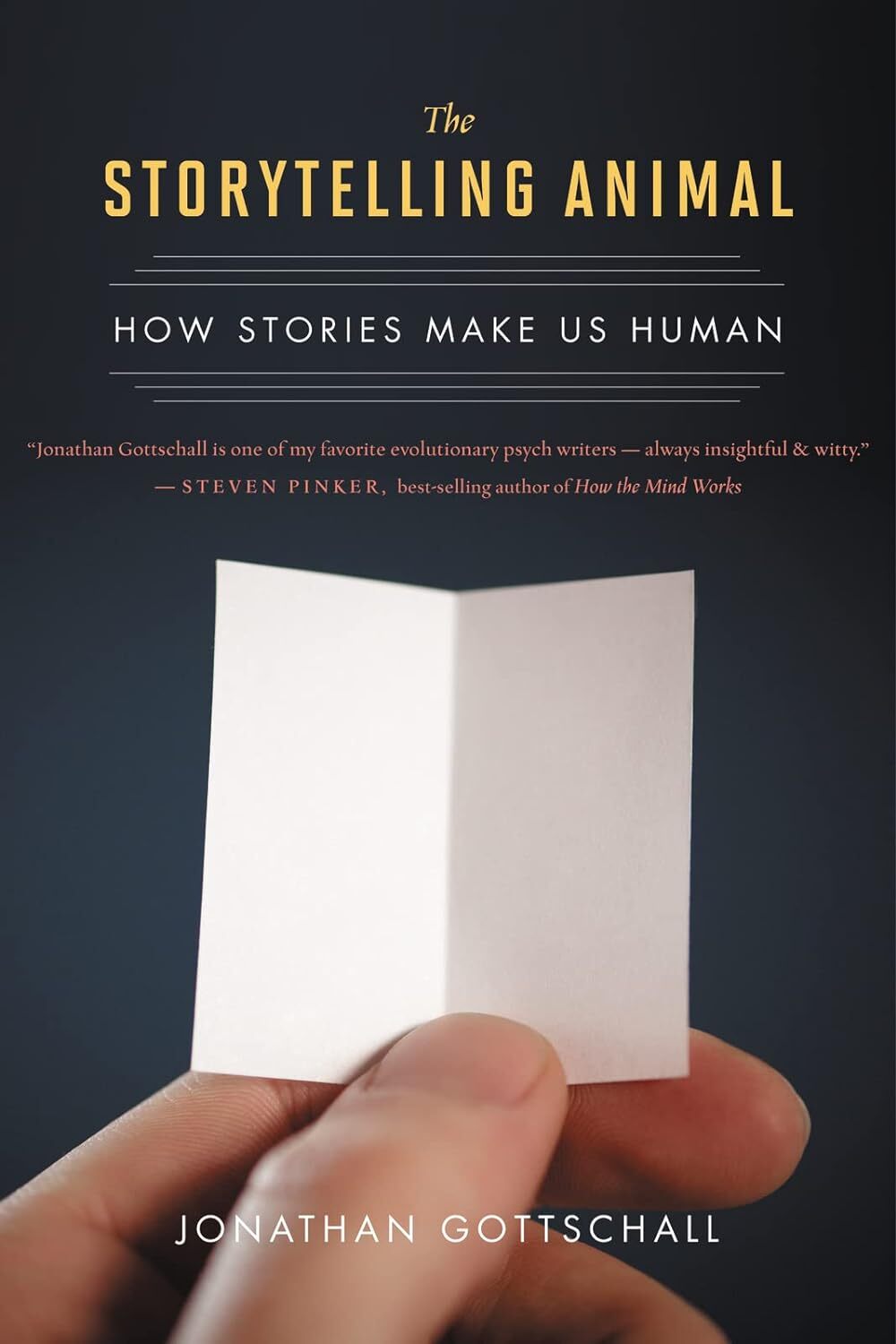9780544002340 The Storytelling Animal: How Stories Make Us Human - Jonathan Gott