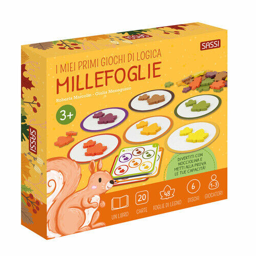 MILLEFOGLIE. I MIEI PRIMI GIOCHI DI LOGICA. EDIZ. A COLORI. CON 6 DISC MARCOLIN