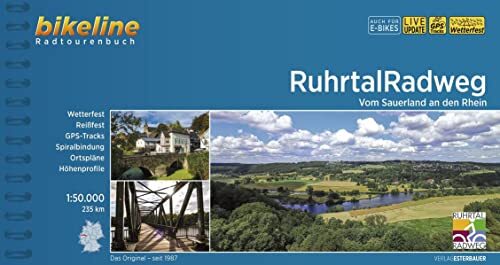 Ruhrtal Radweg vom Sauerland an den Rhein (Anello, filo) Radtourenbücher