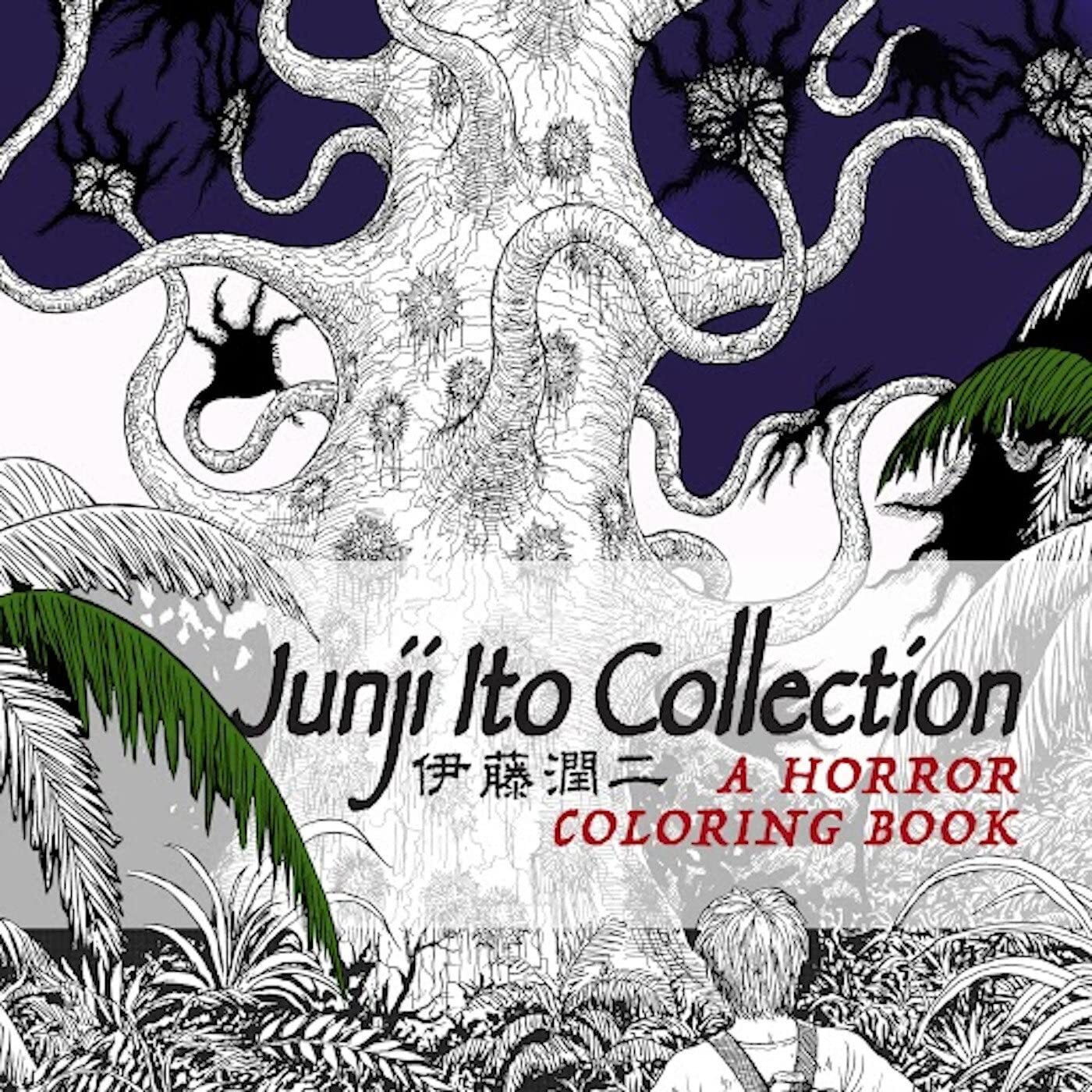9781789099720 Junji Ito Collection: A Horror Coloring Book - Junji Ito