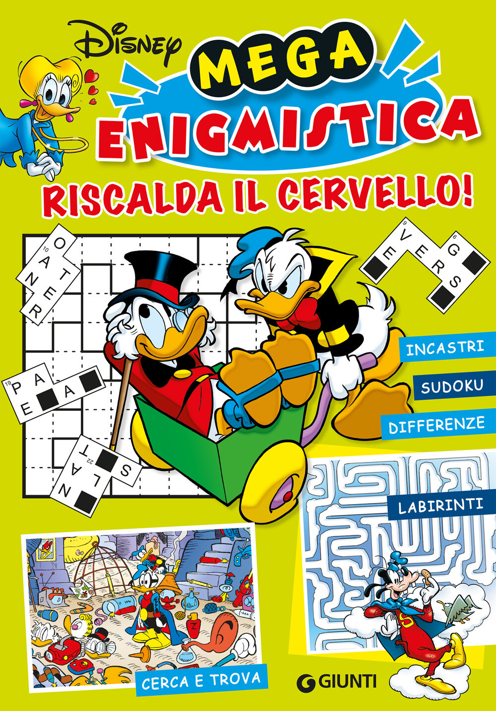 Mega enigmistica Disney. Riscalda il cervello! Ediz. a colori - AA.VV.
