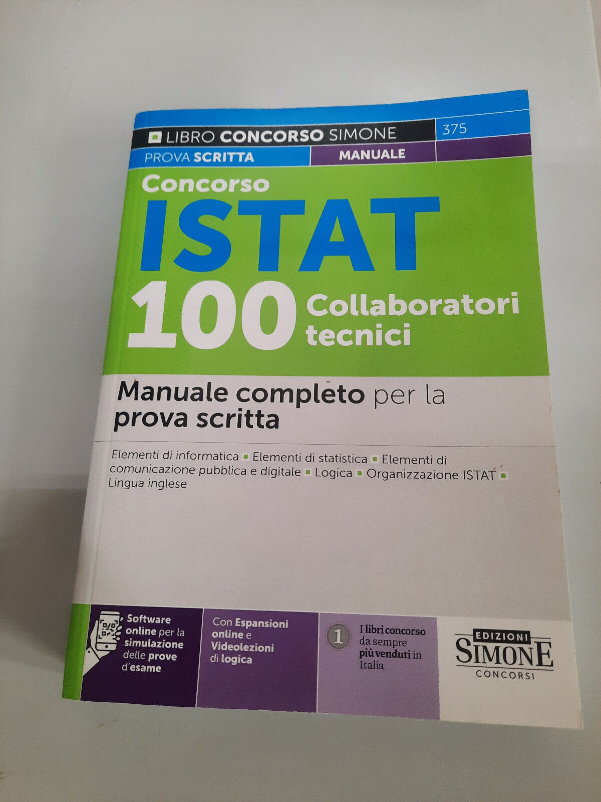 9788891431813 Concorso ISTAT 100 Collaboratori tecnici – Manuale prova scritta