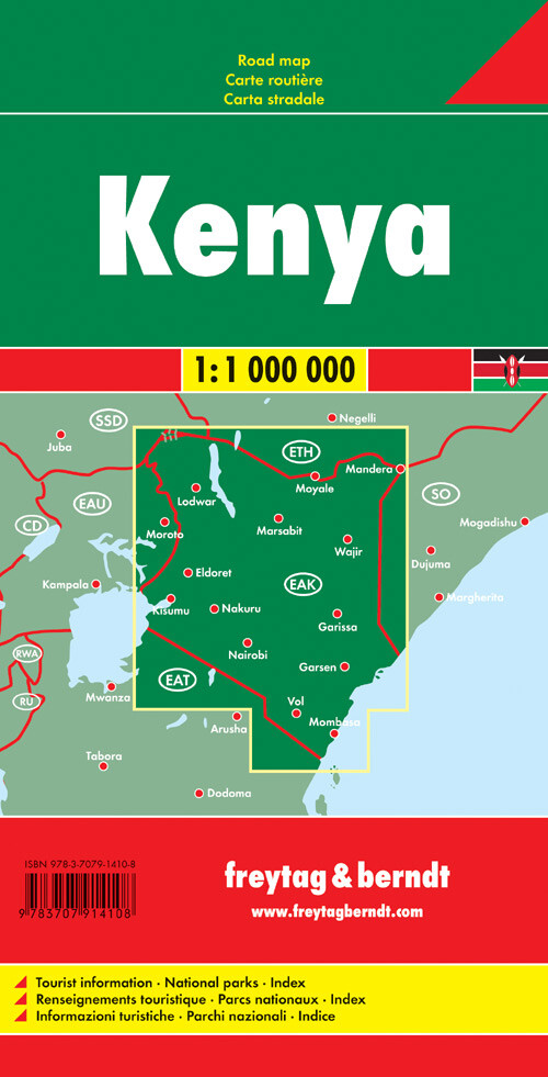 Libri A.A.V.V. - Kenya 1:1.000.000