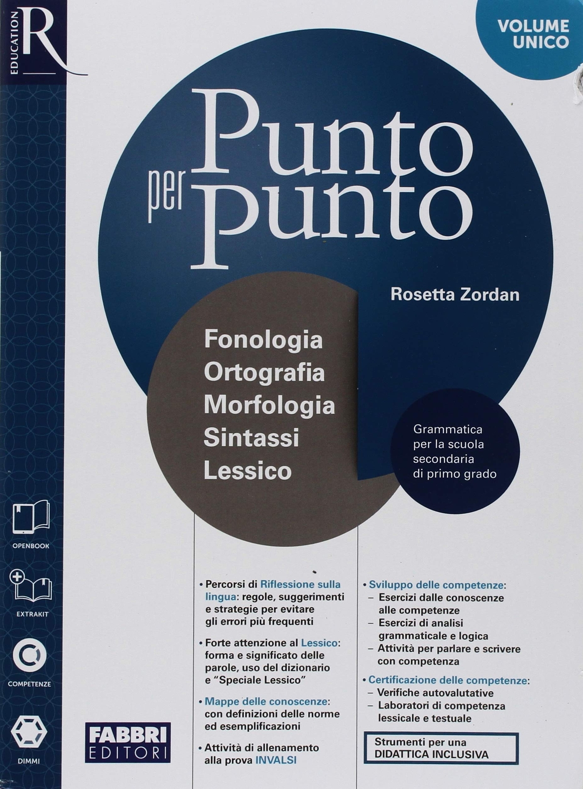 9788891539076 Punto per punto. Morfosintassi. Con Quaderno opera...nsione online