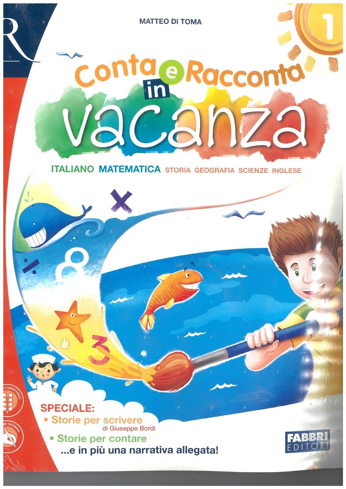 Conta e Racconta in Vacanza 1, FABBRI EDITORE Scuola Primaria, cod.9788891529206