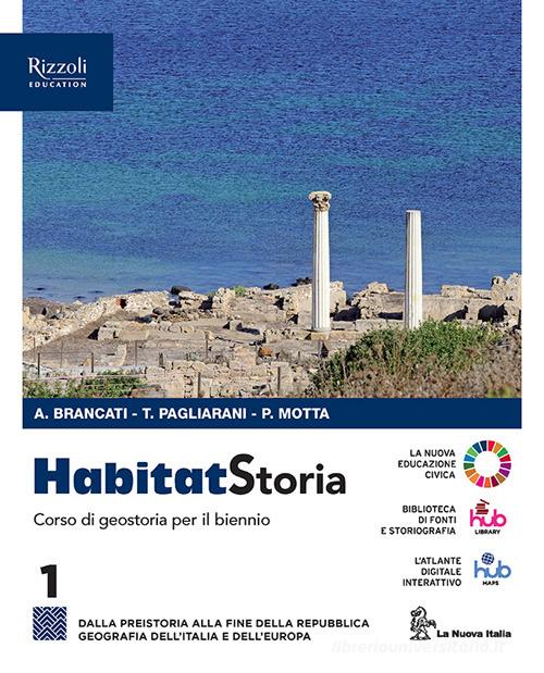 9788830219687 Habitat storia. Per le Scuole superiori. Con e-boo... online vol.1