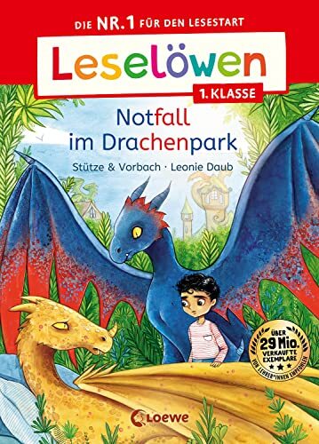Loewe Erstleseb Leselöwen 1. Klasse - Notfall im Drachenpark: (Copertina rigida)