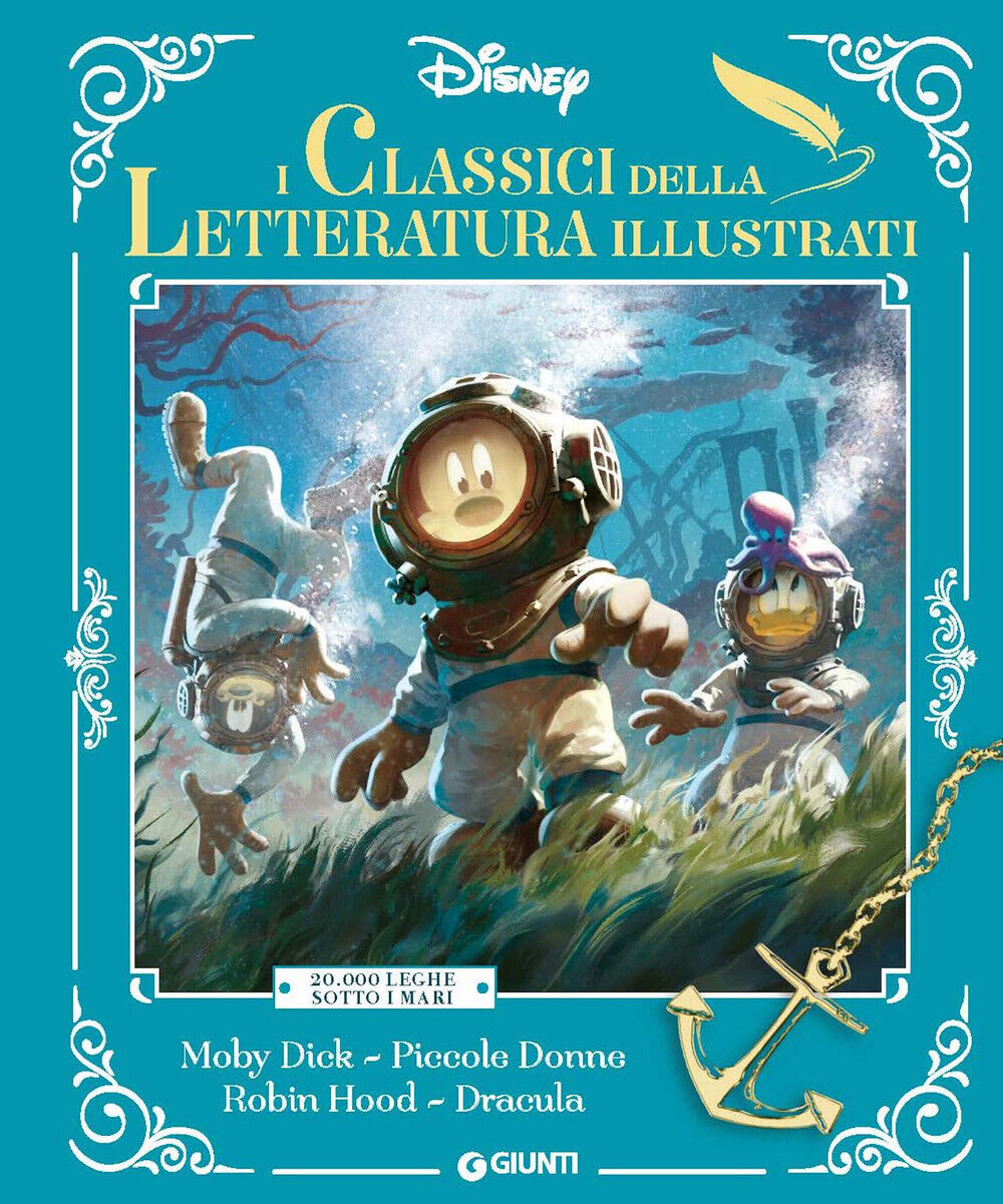 Libri Classici Della Letteratura Illustrati. Disney. 20.000 Leghe Sotto I Mari-M