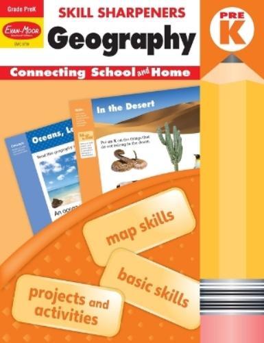 Skill Sharpeners: Geography, Prek Workbook (Tascabile)