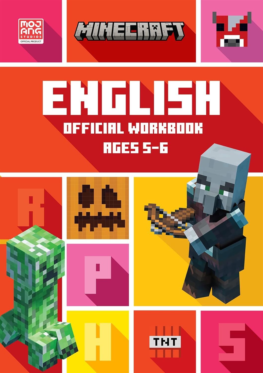 9780008462802 Minecraft English Ages 5-6: Official Workbook - Collins KS1