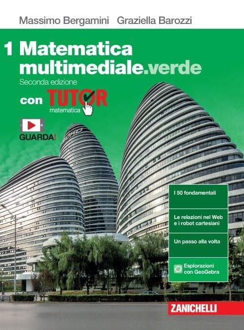 MATEMATICA MULTIMEDIALE.VERDE. TUTOR DI MATEMATICA. CON FASCICOLO -9788808353160