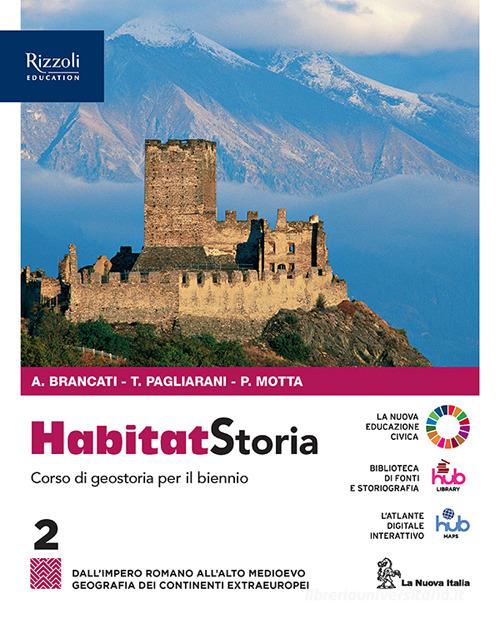 9788830219694 Habitat storia. Per le Scuole superiori. Con e-boo... online vol.2