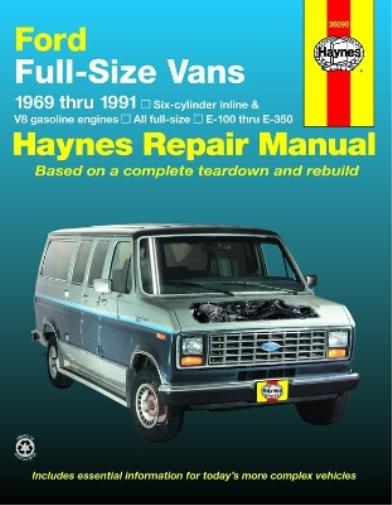 Ford full-size Econoline E-100-E-350 petrol vans (1969-1991) Haynes  (Tascabile)