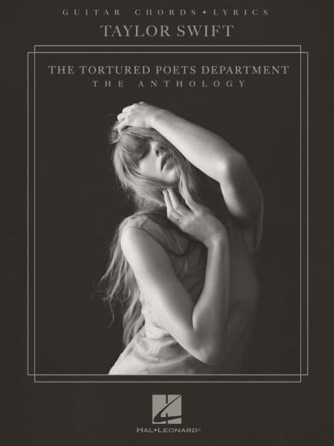 Guitar Taylor Swift Tortured Poets Dept Antholo BOOK NUOVO