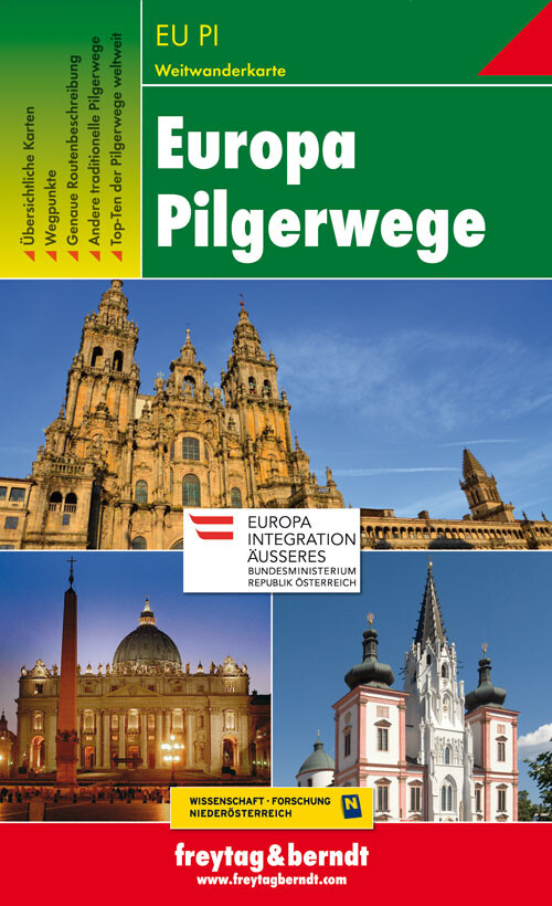 Europa pilgerwege weitwanderkarte - AA.VV.