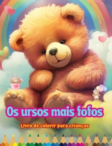 Colorful Fun Ed Os ursos mais fofos - Livro de colorir para c (Copertina rigida)