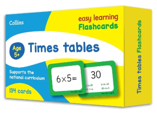 Times Tables Flashcards (Cards) Collins Easy Learning KS2