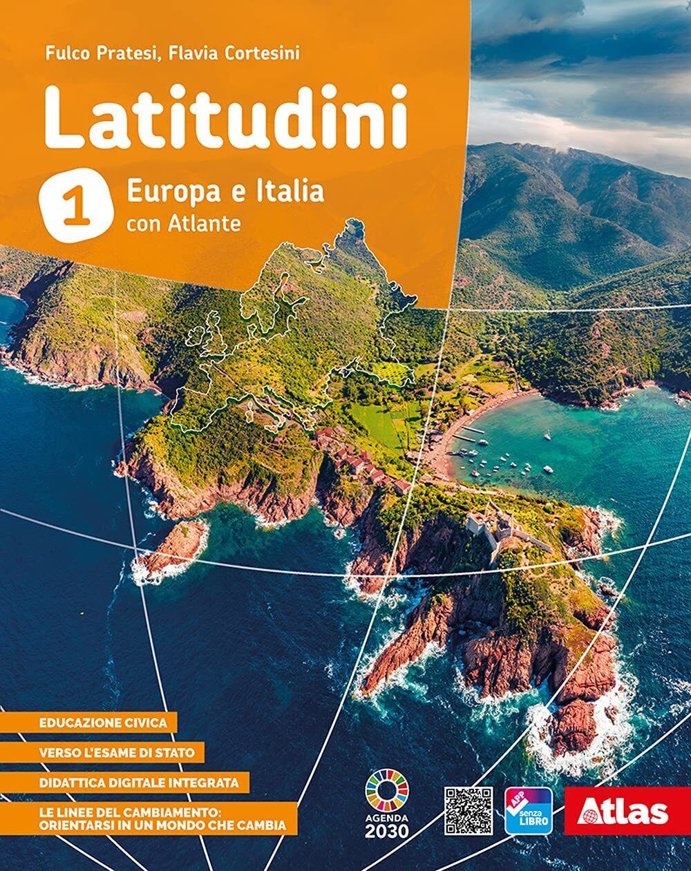 9788826823584 Latitudini. Europa e Italia. Con Atlante + Regioni...line (Vol. 1)