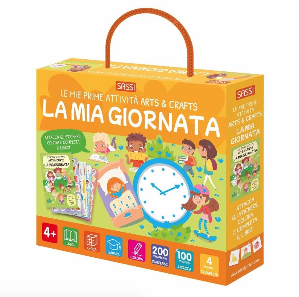 9788830312197 La mia giornata. Le mie prime attività arts & cra...n 100 Adesivi