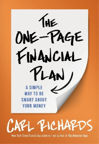 Carl Richards The One-Page Financial Plan (Tascabile)