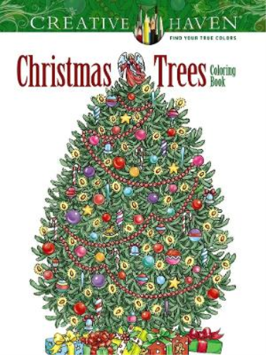 Barbara Lanza Creative Haven Christmas Trees Coloring Book (Tascabile)