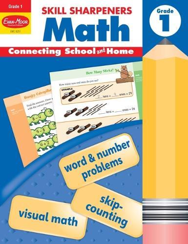 Skill Sharpeners: Math, Grade 1 Workbook (Tascabile) Skill Sharpeners: Math