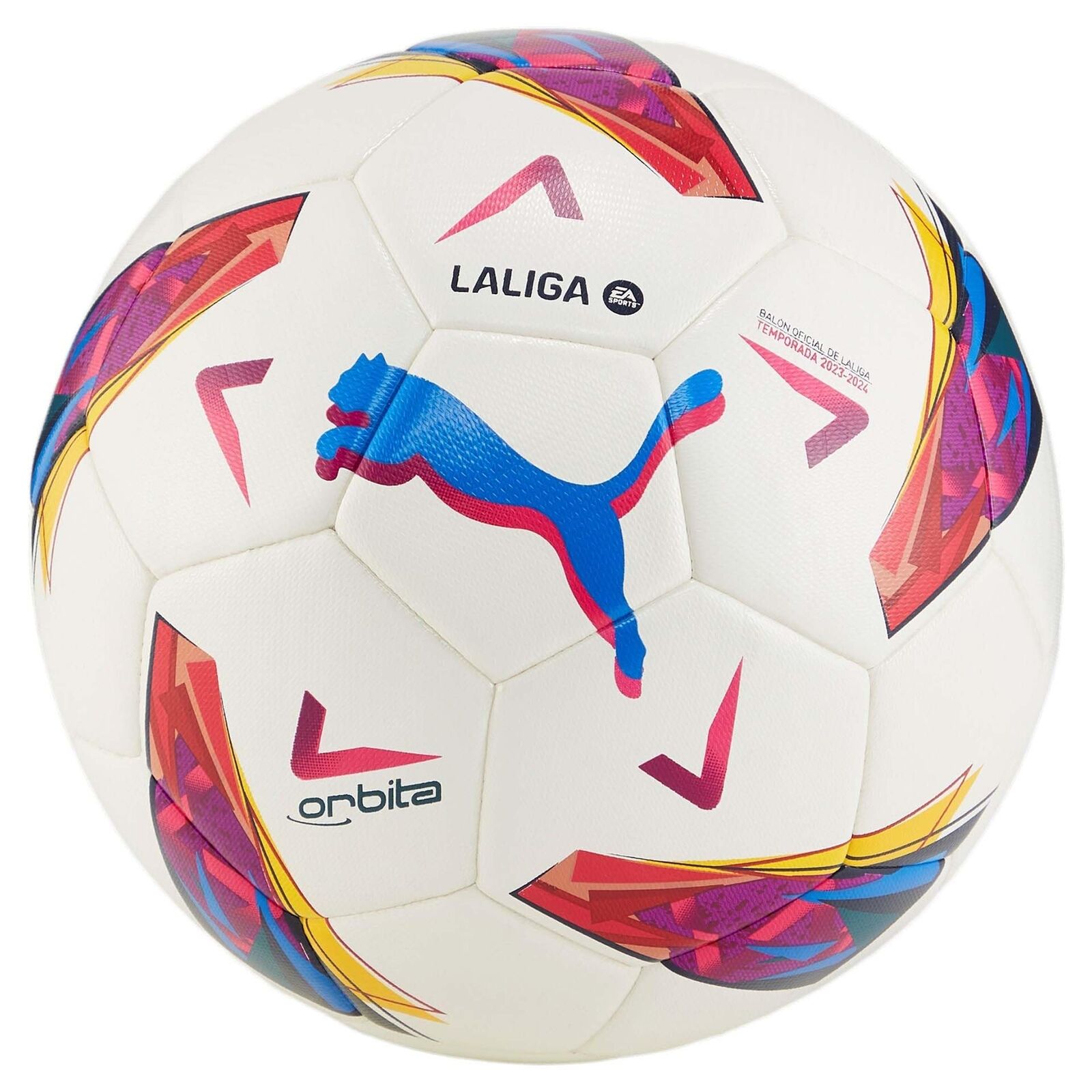 Football Puma Laliga 1 Hyb 084108 01 White Synthetic Size 5 NUOVO
