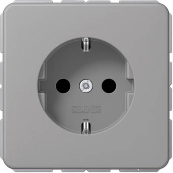 Jung 1 scomparto frutto presa di alimentazione schuko grigio cd1520gr