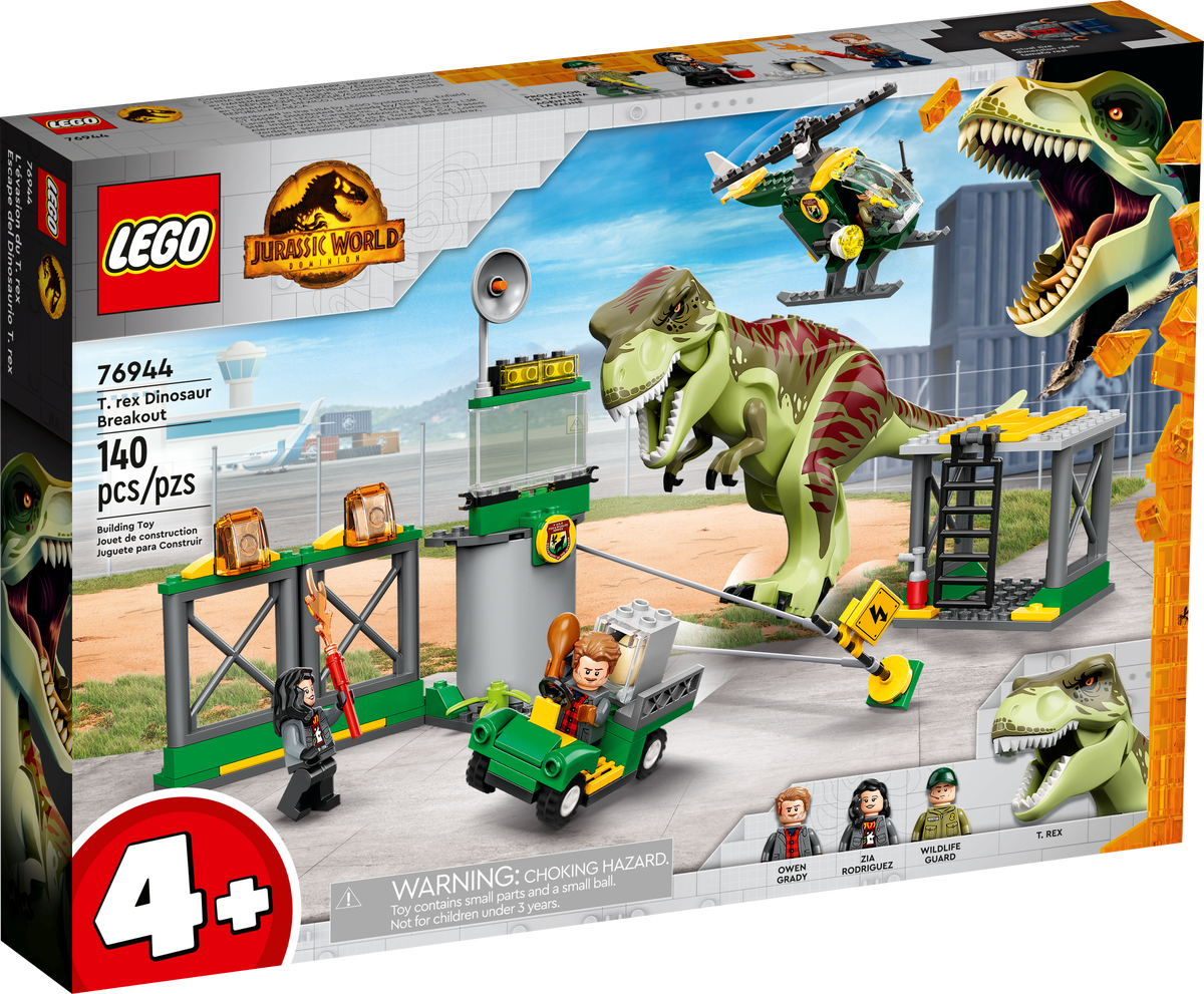 Merchandising Lego: 76944 - Jurassic World - La Fuga Del T-Rex