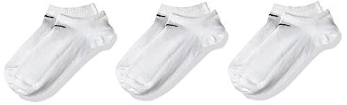Sports Socks Nike  3Ppk Sx2554 101 White/Black Clothing NUOVO