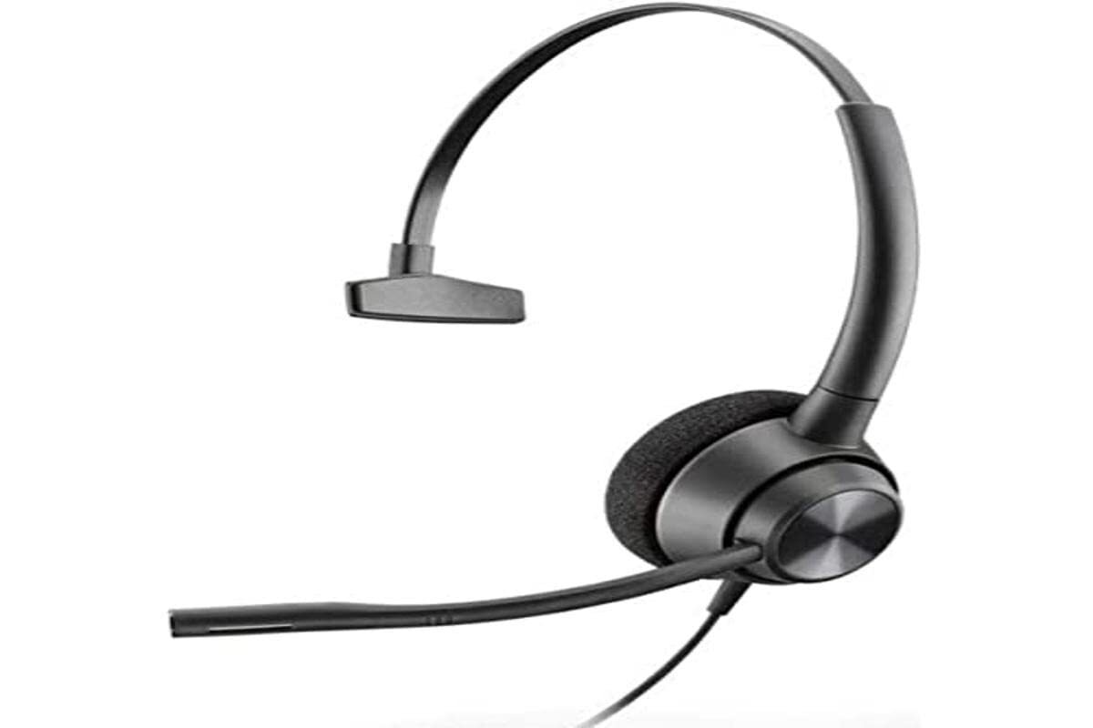 Headphones With Microphone Hp 77T43Aa Black NUOVO