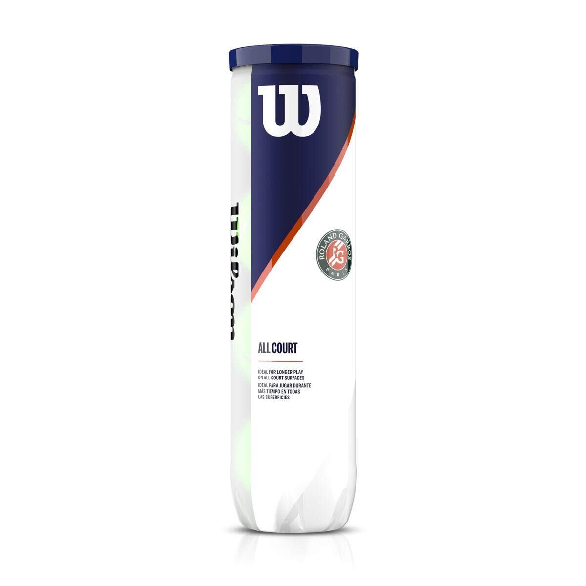 Tennis Balls Wilson Roland Garros All Court Yellow NUOVO