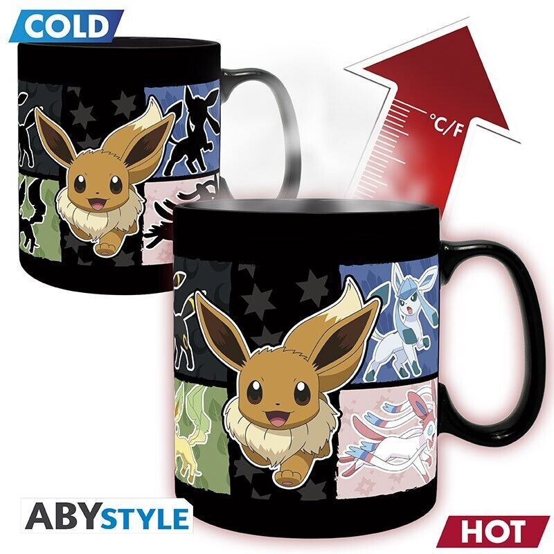 POKEMON - Tazza termosensibile 460 ml: "Eevee"