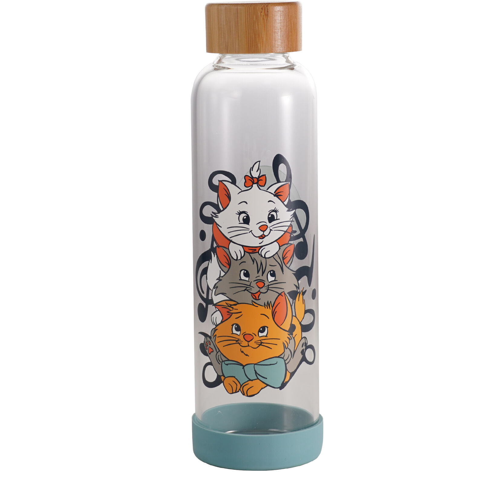 Merchandising Disney: Half Moon Bay - The Aristocats (Water Bottle Glass 500Ml /