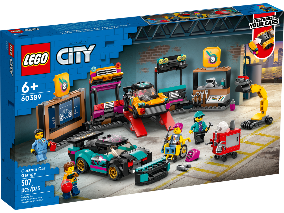Merchandising Lego: 60389 - City Great Vehicles - Garage Auto Personalizzato