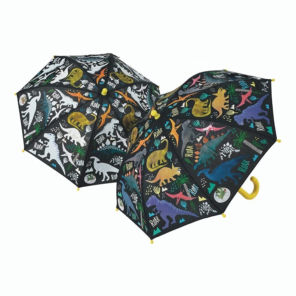 Merchandising Floss & Rock: Colour Changing Umbrella - Dinosaur