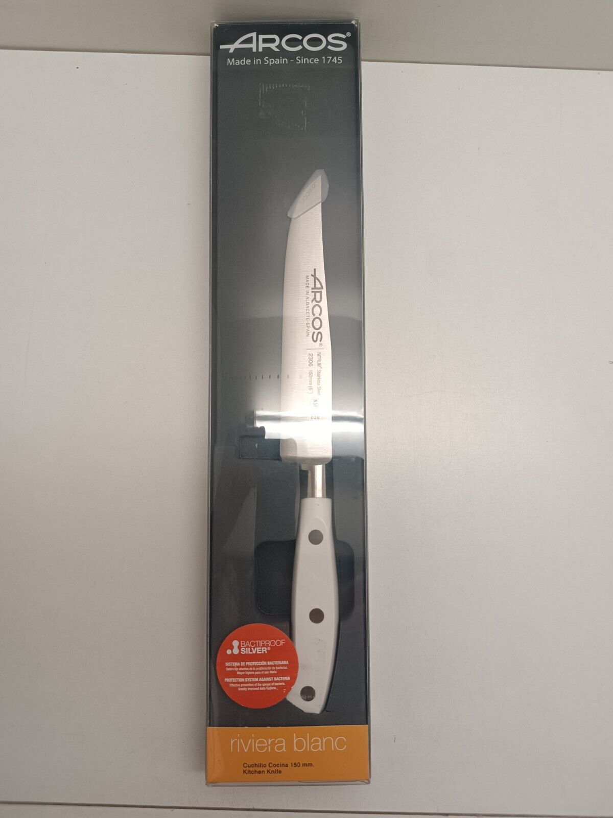 Arcos Serie Riviera Blanc, Spelucchino Coltello per sbucciare, Acciaio Inossidab